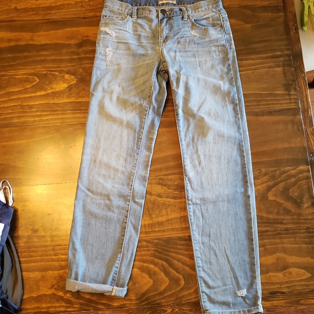 Free people distressed boyfriend jean